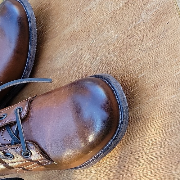 NWOB Frye Tyler lace-up boots size 5.5/6N - Picture 5 of 14